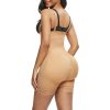 Women Slimming High Waist Lace Tummy Control Butt Lifter Zippered Crotch Shapewear Body Shaper